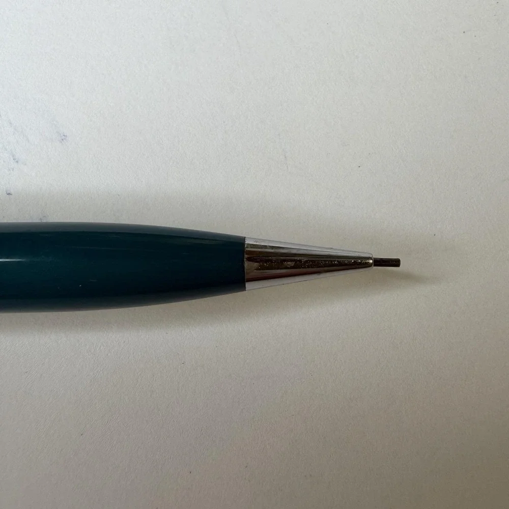 Vintage Parker 21 Fountain Pen & Twist Mechanical Pencil Set Turquoise Blue